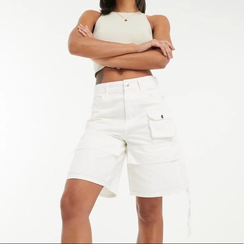 NWT PacSun Jordan Cargo Short White • 28